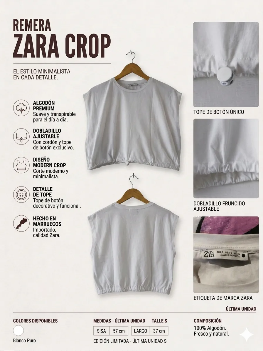 Remera Zara - imagen 3