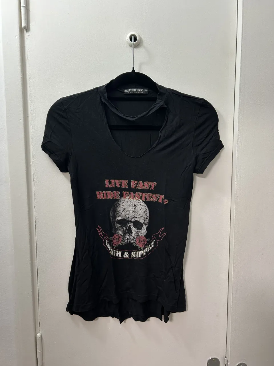Remera Peuque jeans · Talle M