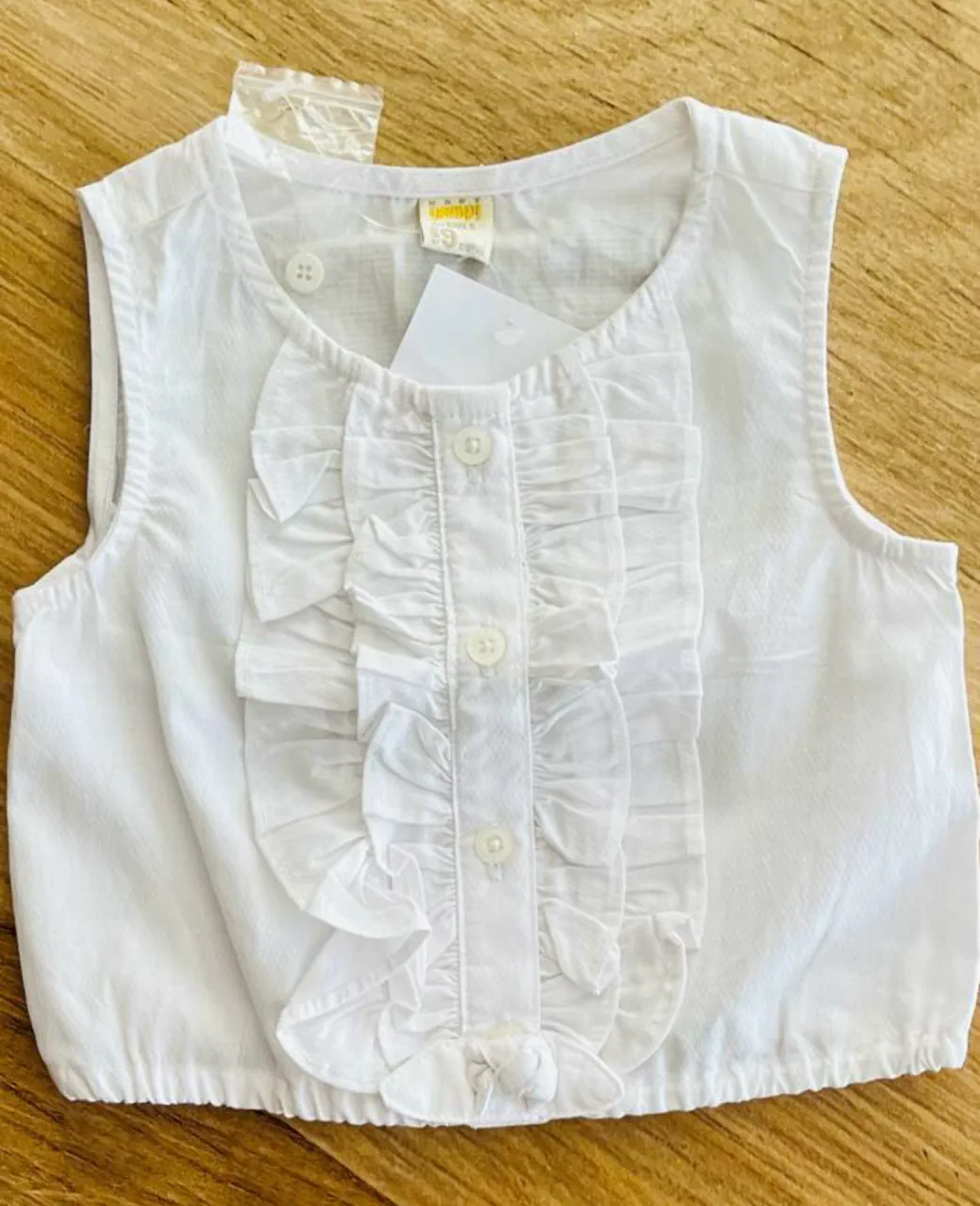 Camisa sin mangas Yampi · Talle 9-12 meses