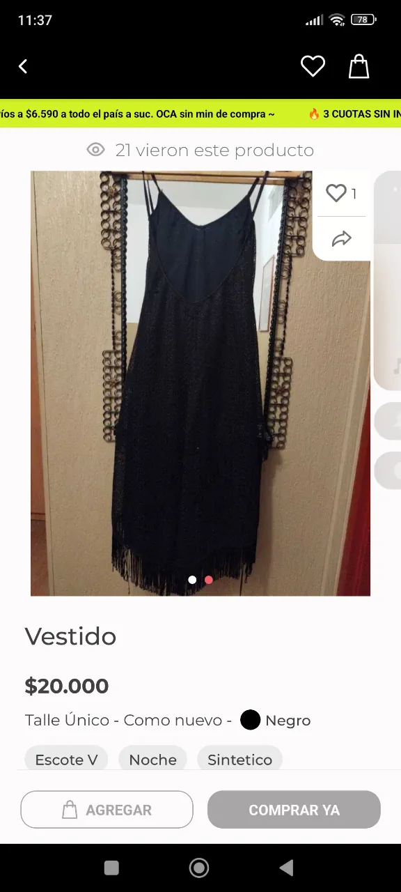 Vestido Otra - imagen 1