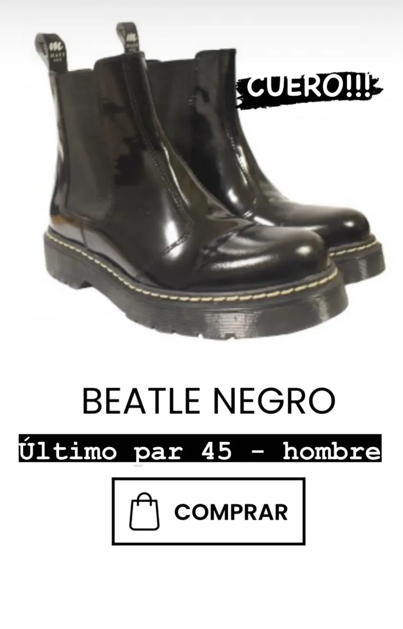Borcegos V collection · Talle AR 45