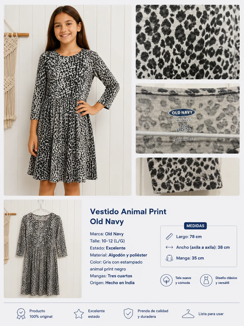 Vestido corto Old Navy - imagen 1