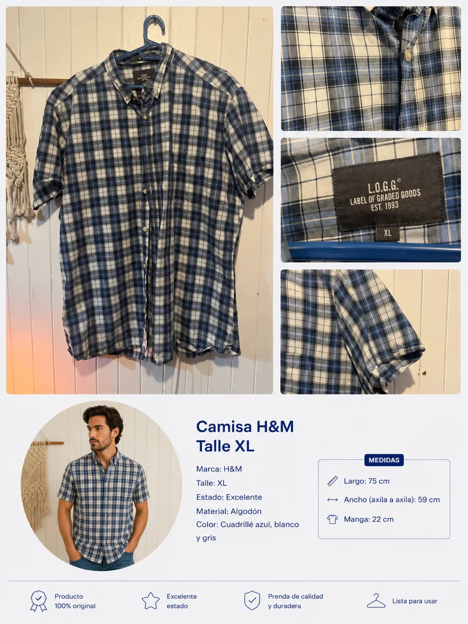 Camisa H&M - imagen 1