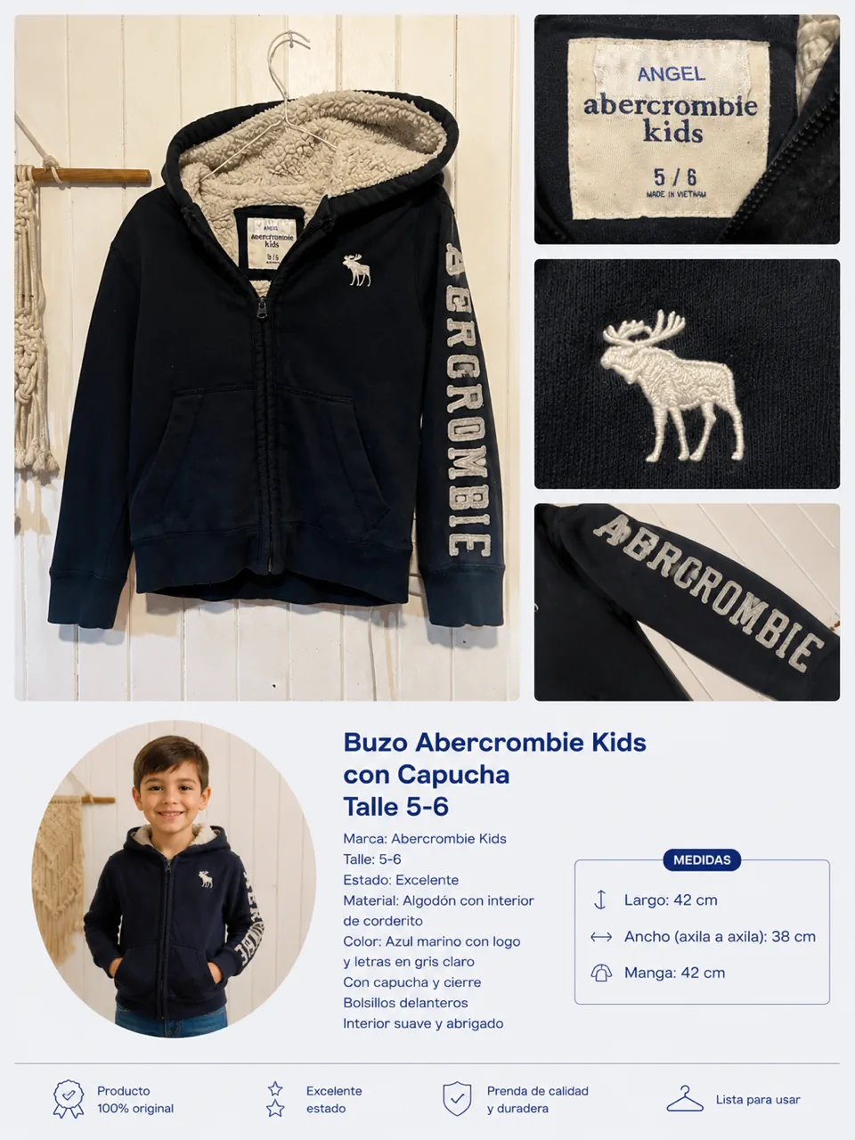 Buzo Abercrombie kids - imagen 1