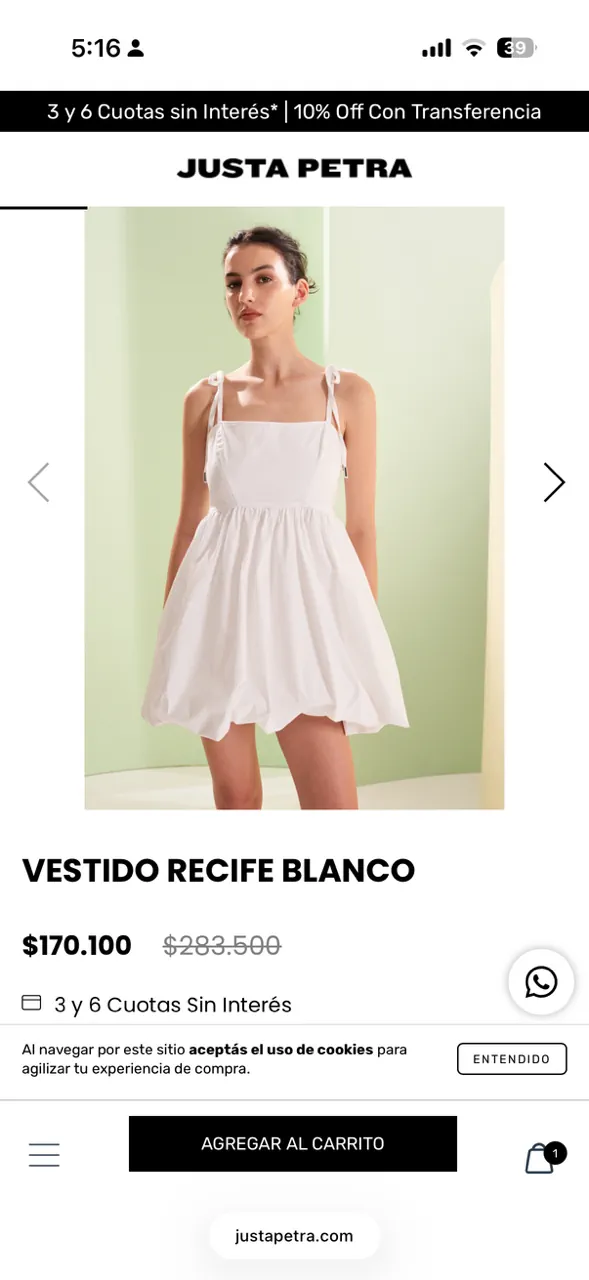 Vestido Justa Petra - imagen 1