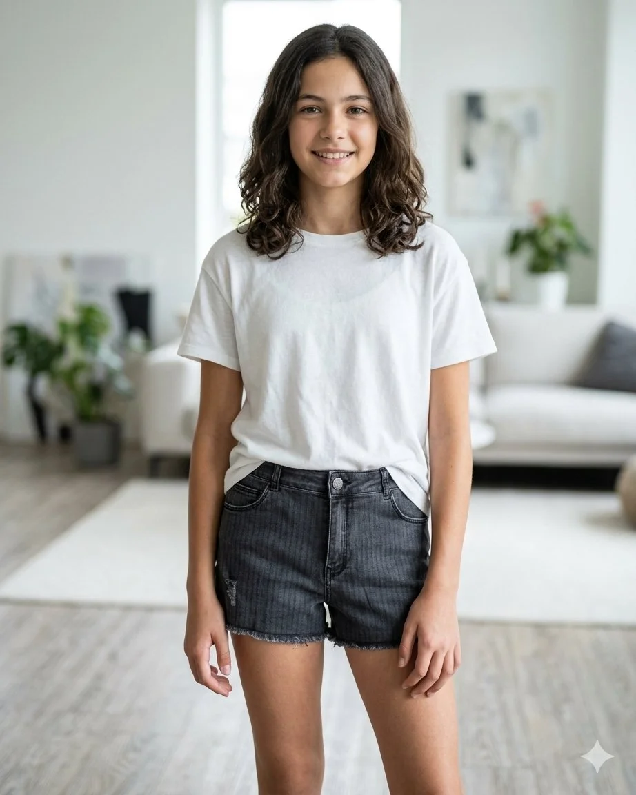 Short de jean Zara · Talle 14 años / 164 cm