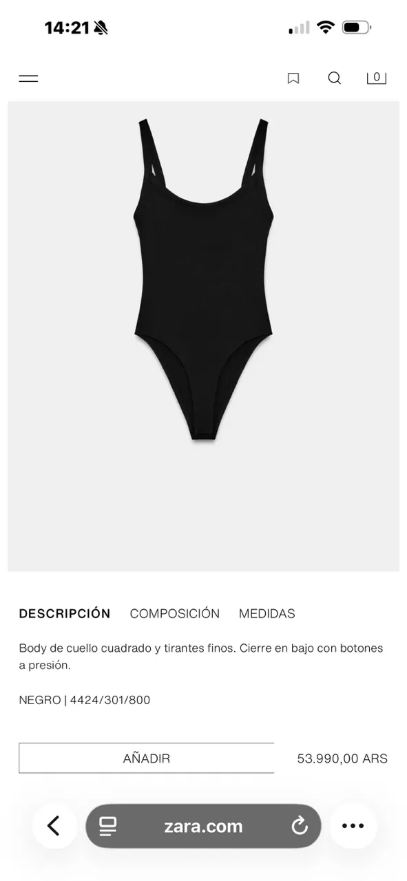Body Zara - imagen 1