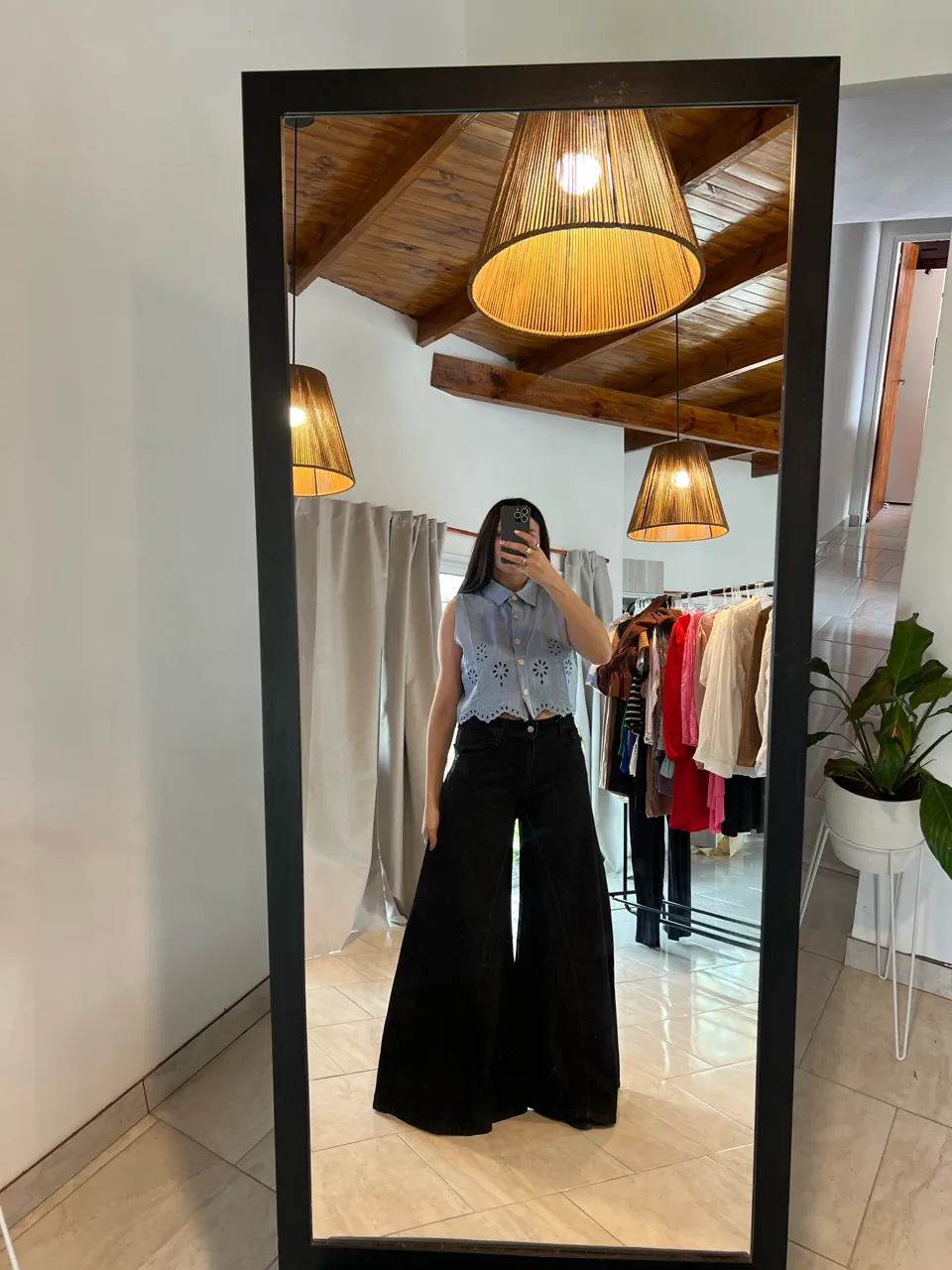Blusa Broderie · Talle M