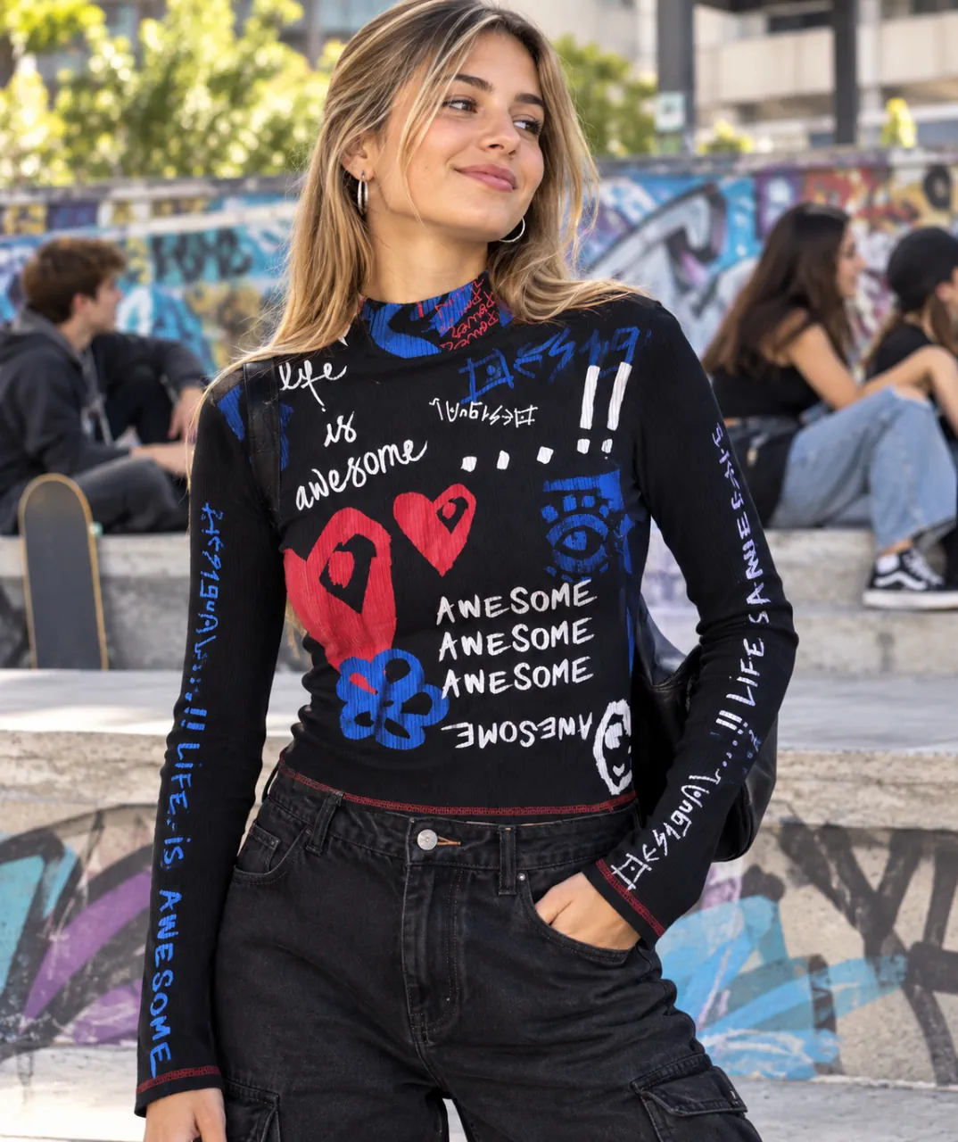 Remera Desigual · Talle M
