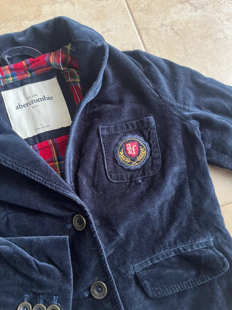 Blazer Abercrombie · Talle Talla única