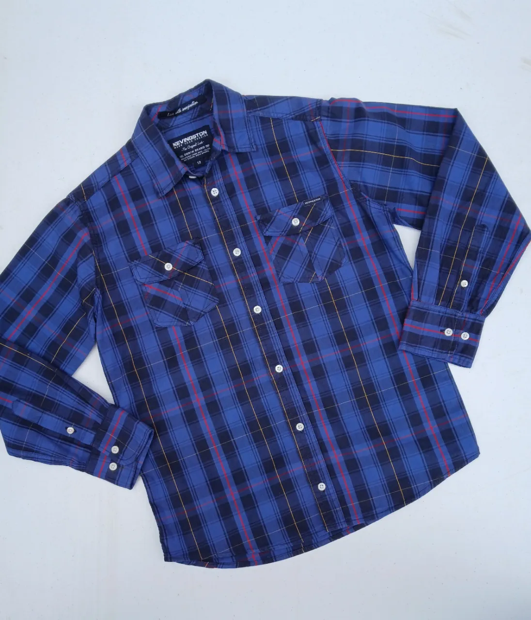 Camisa manga larga Kevingston · Talle 12 años / 152 cm