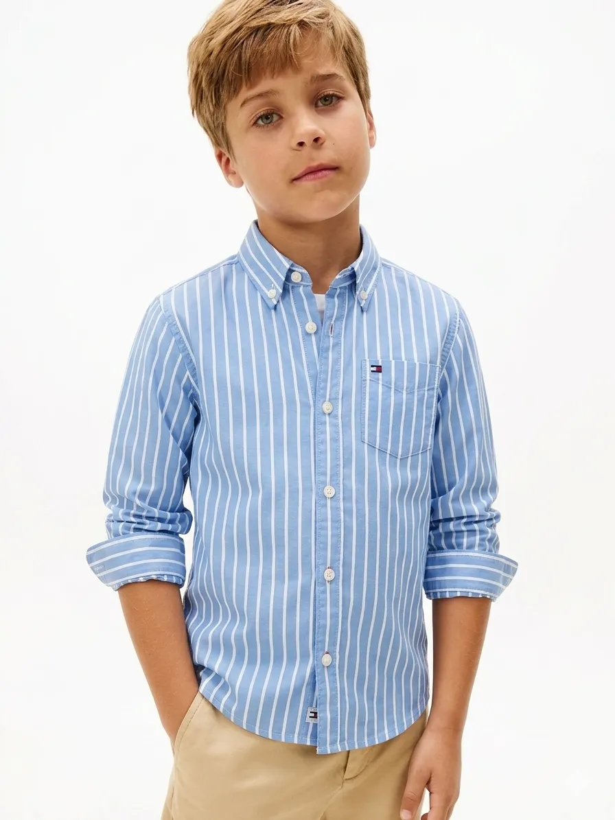 Camisa manga larga Tommy Hilfiger · Talle 18–24 meses / 86 cm