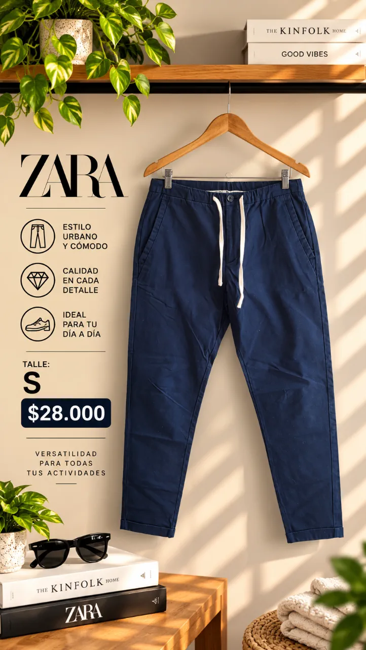 Pantalón Zara · Talle S
