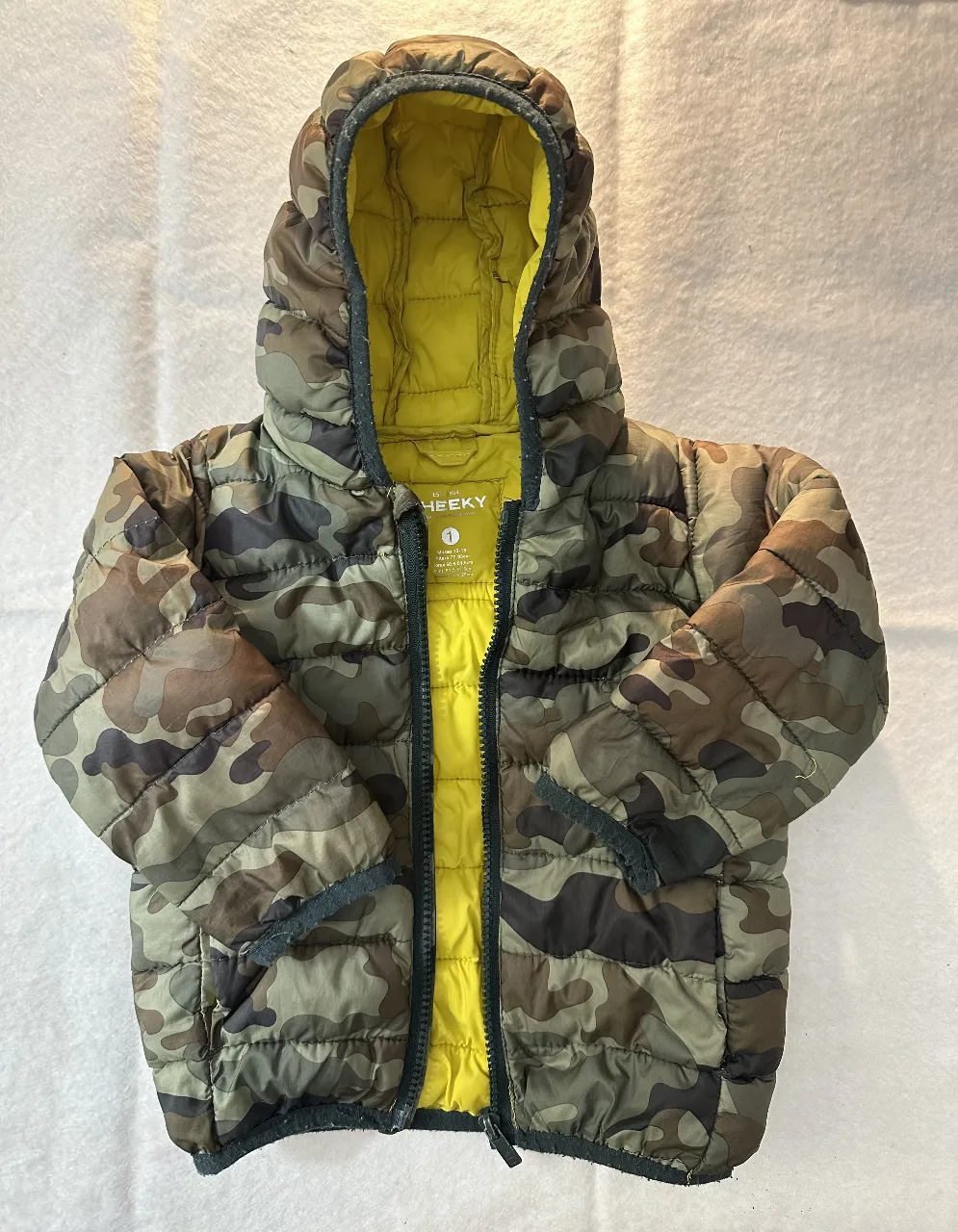Campera bomber CHEEKY · Talle 12–18 meses / 80 cm