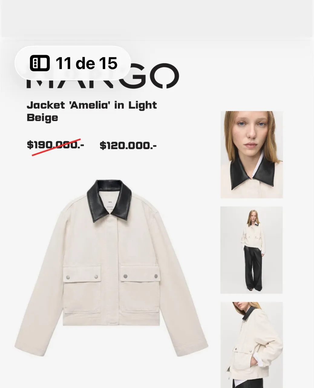 Mango · Talle M