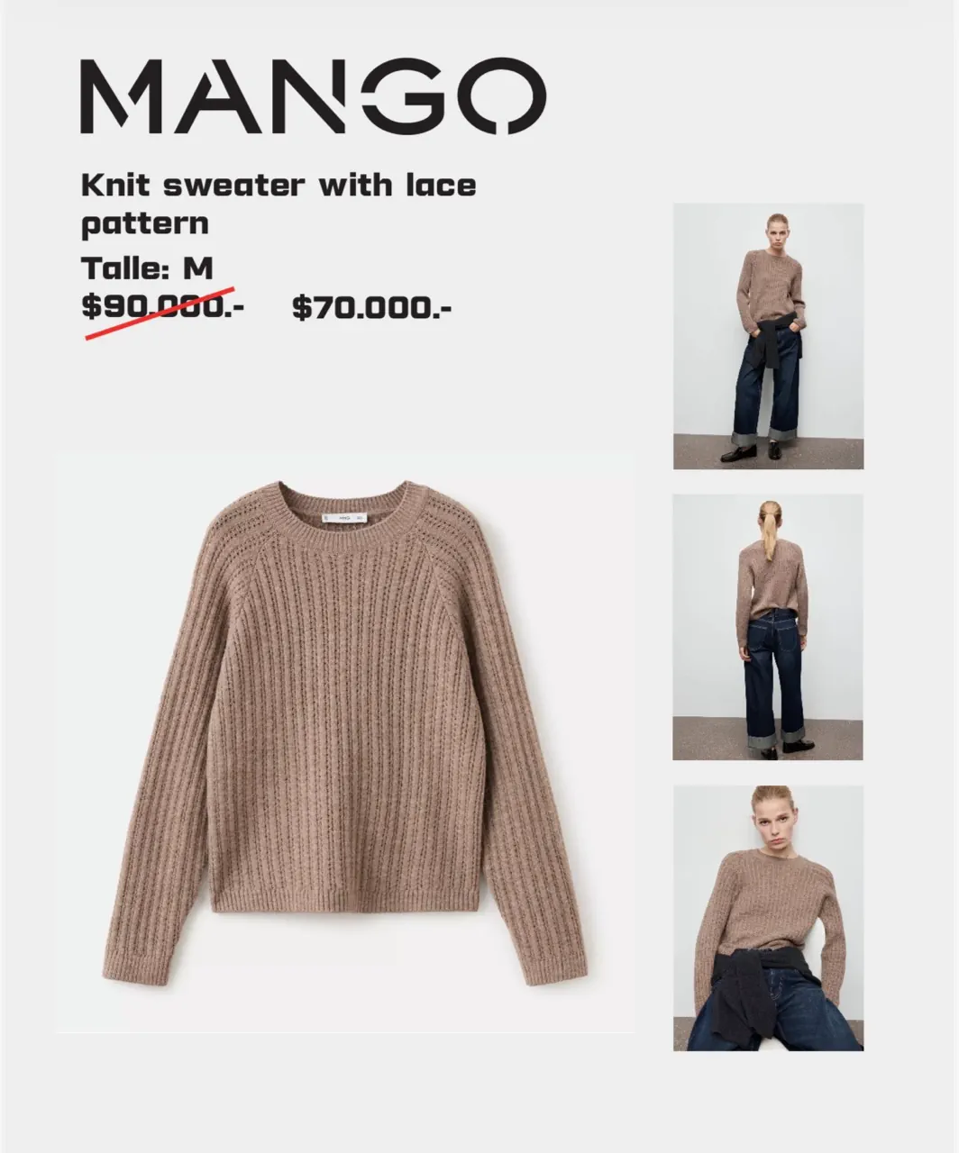 Mango · Talle S