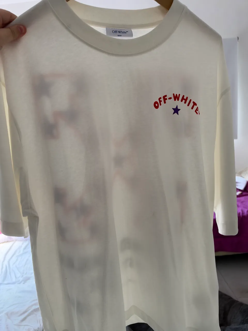 Remera Off-White · Talle XL