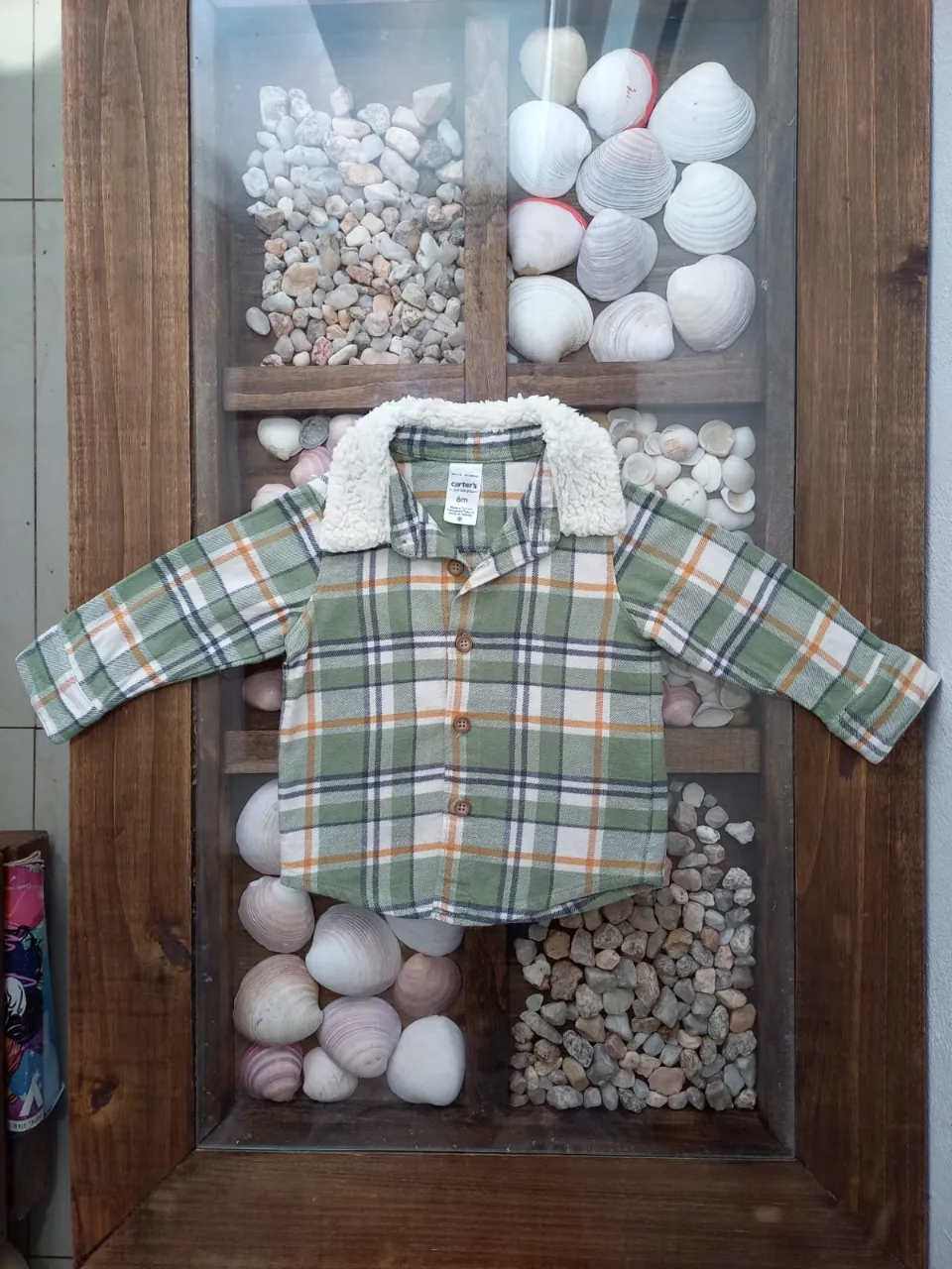 Camisa manga larga Carter's · Talle 3-6 meses / 62 cm