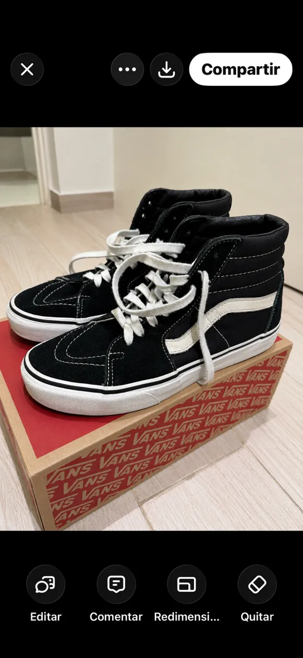Zapatillas Vans · Talle AR 38
