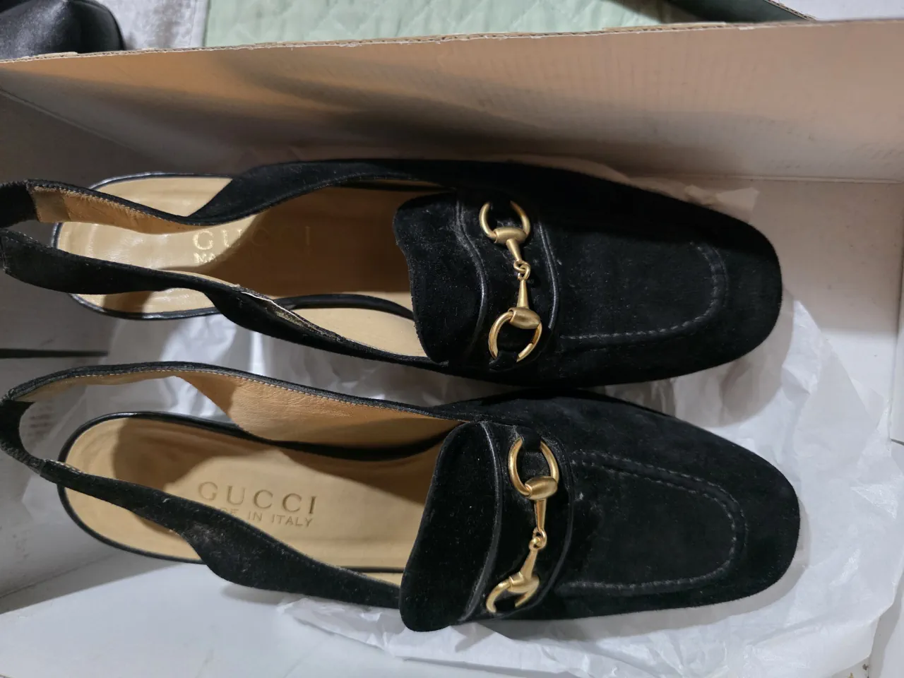 Zuecos Gucci · Talle AR 39