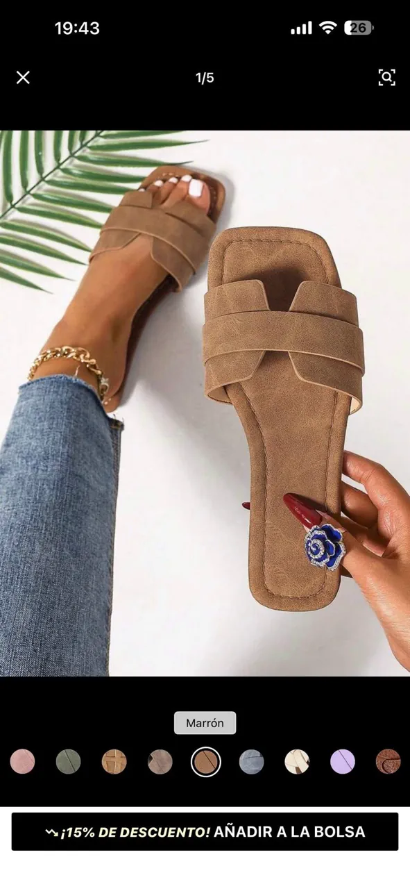 Sandalias Shein · Talle AR 36