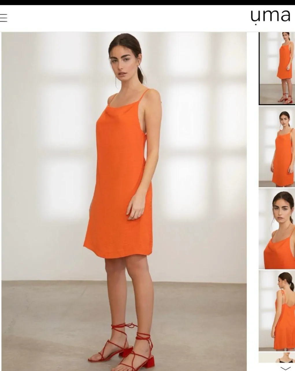 Vestido Uma · Talle L