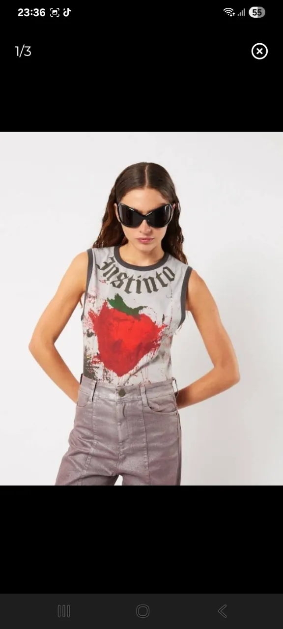Musculosa Allô Martínez · Talle L