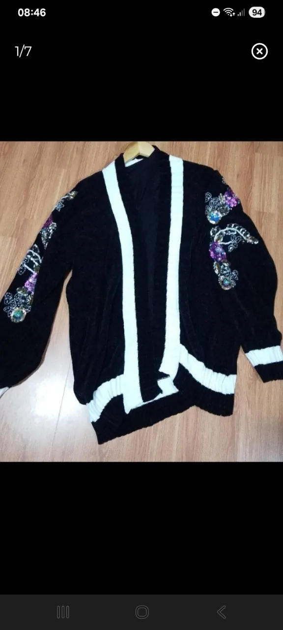 Cardigan shibinda · Talle único