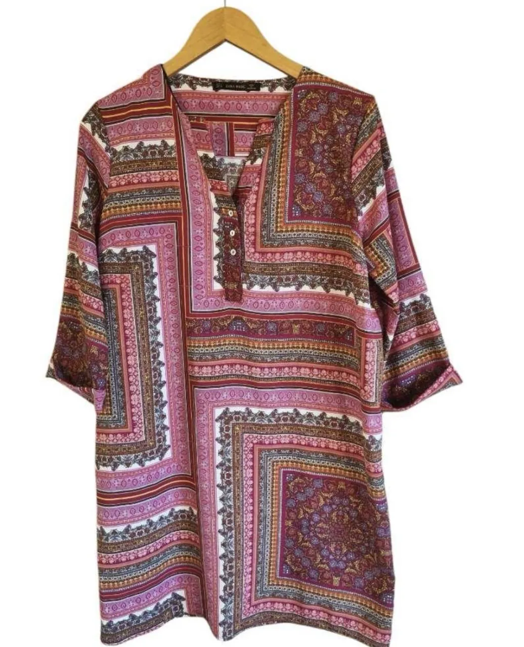 Vestido Zara Basic · Talle L