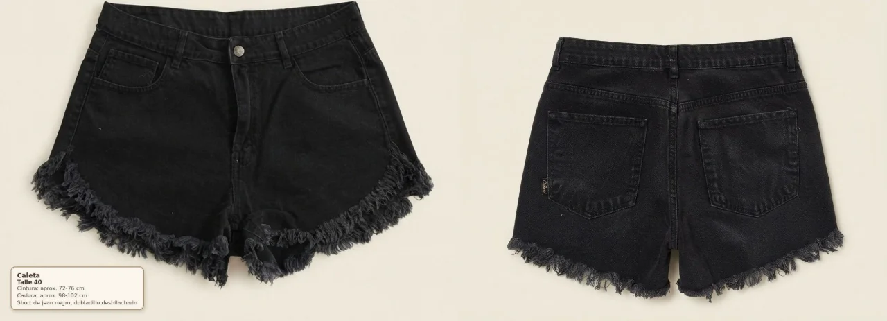 Short Caleta · Talle MEX/ARG 30
