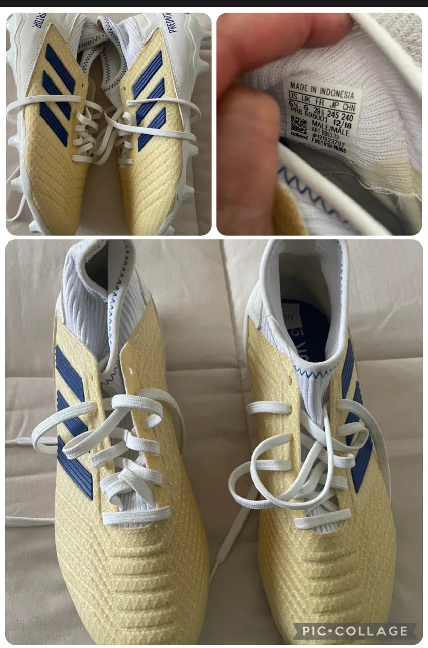 Botines adidas · Talle AR 39