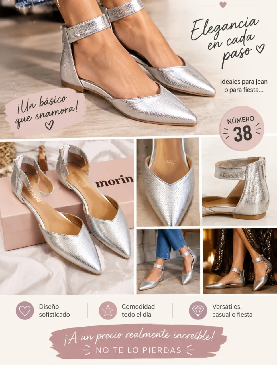 Tacos Morin · Talle AR 38