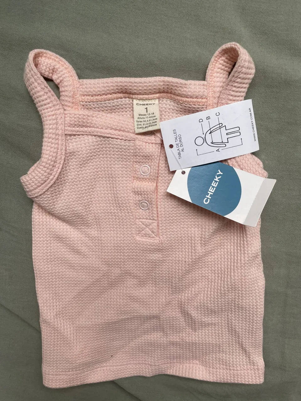 CHEEKY · Talle 12–18 meses / 80 cm