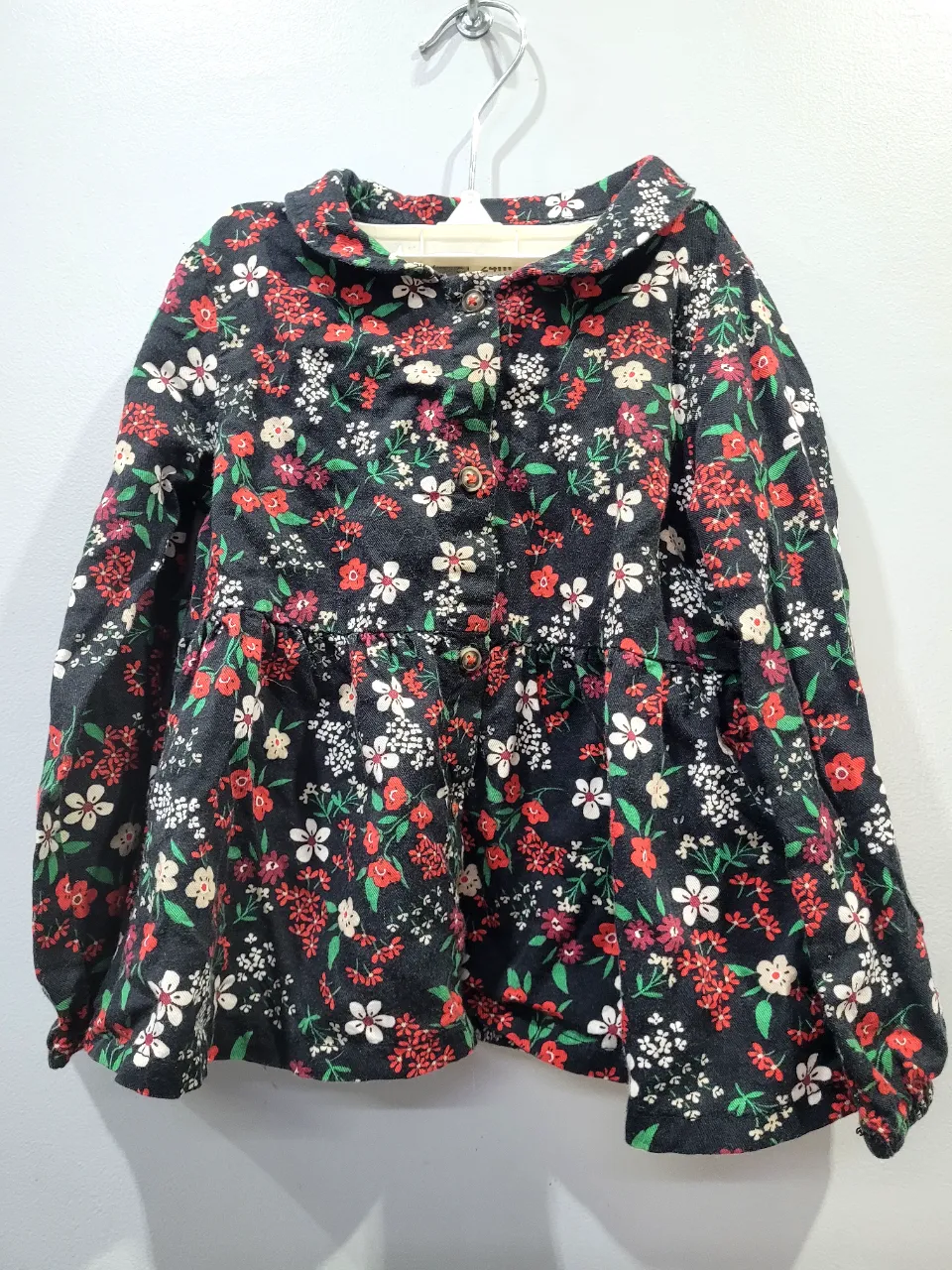 Camisa manga larga Carter's · Talle 18–24 meses / 86 cm