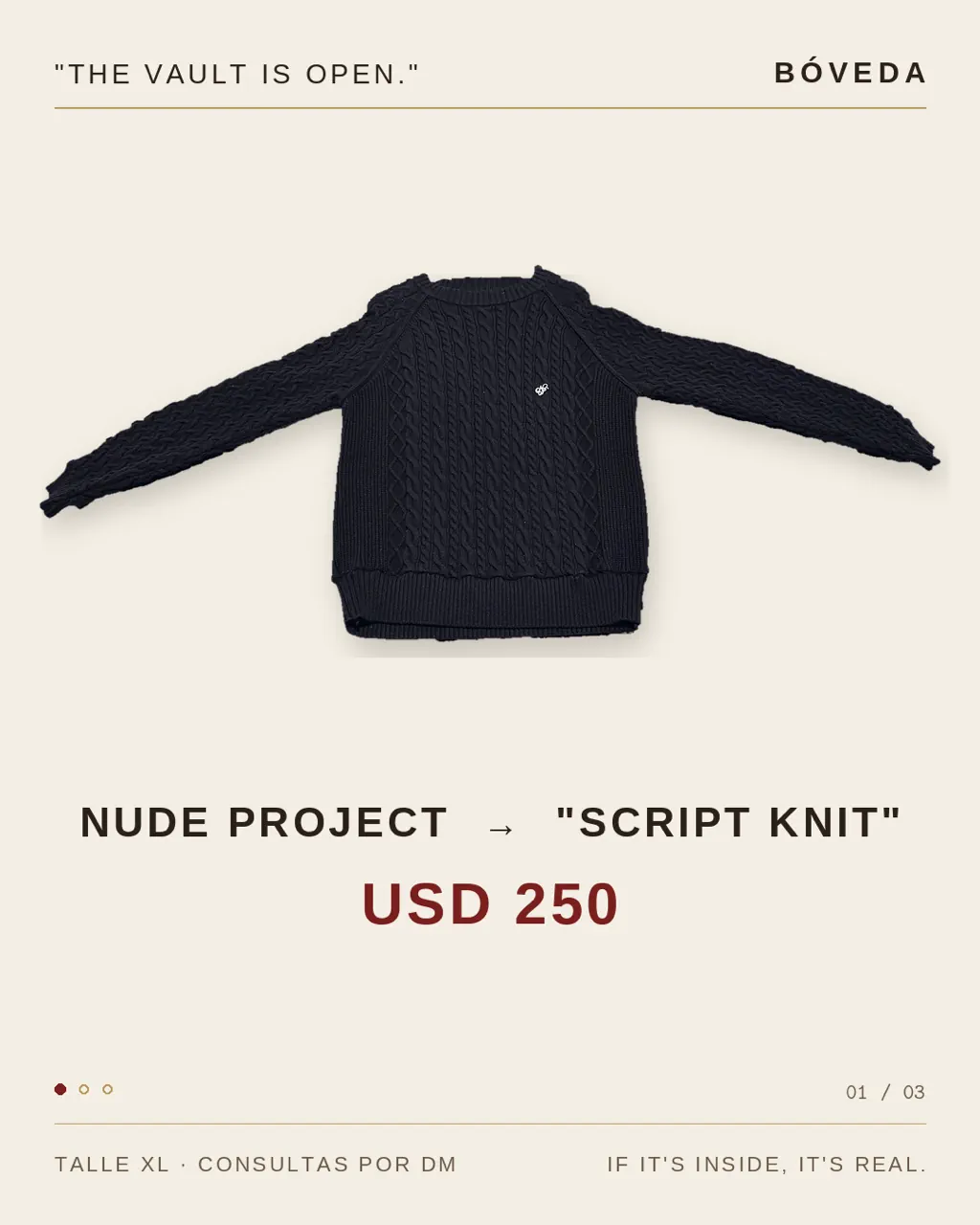 Nude project · Talle XL