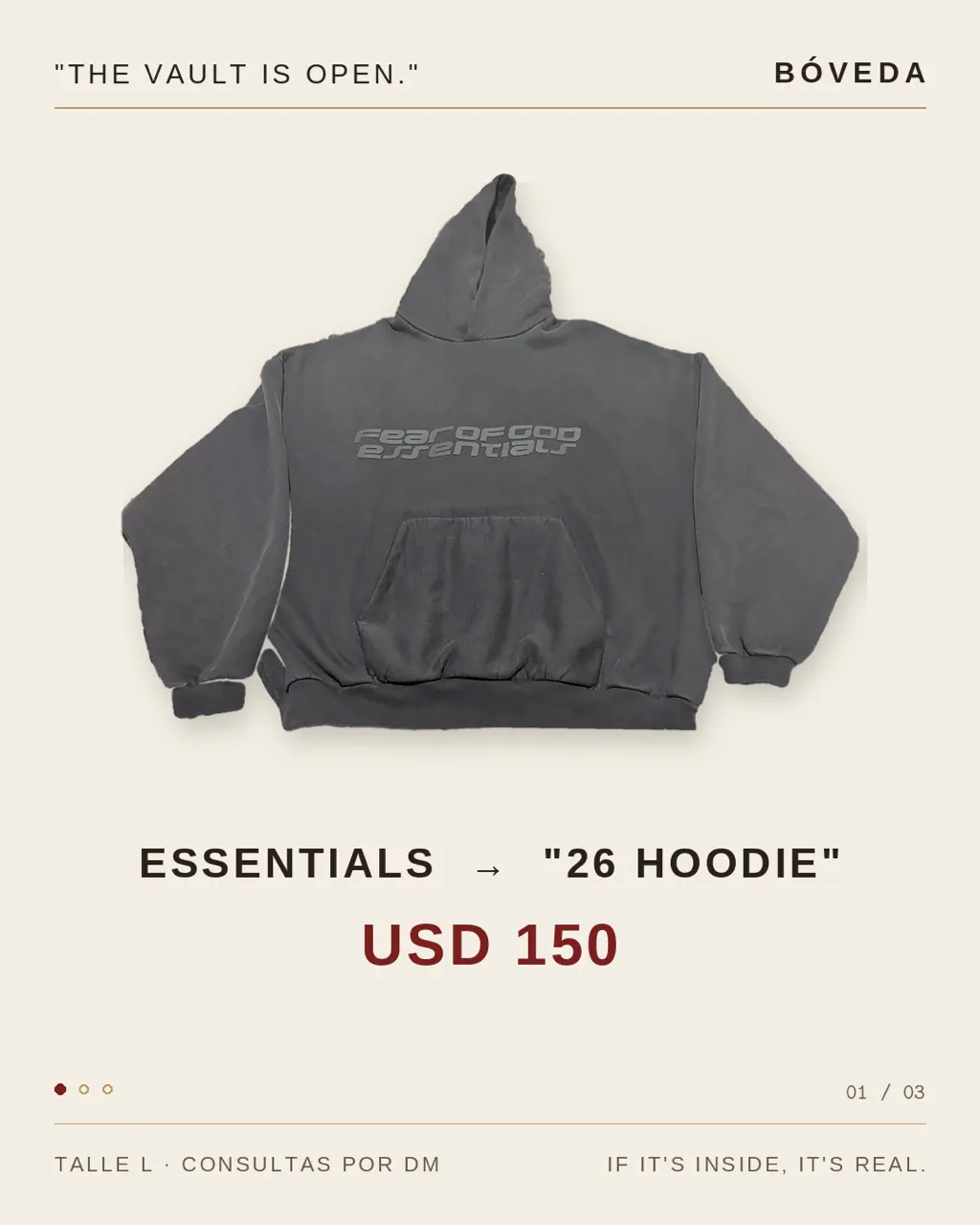 Essentials · Talle L