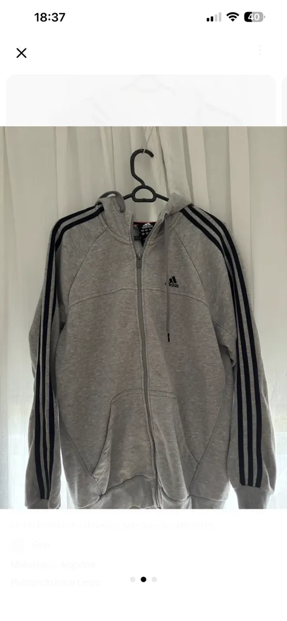 Buzo adidas · Talle S