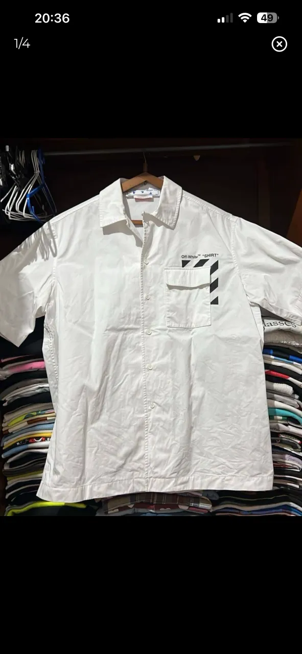 Camisa Off-White - imagen 1