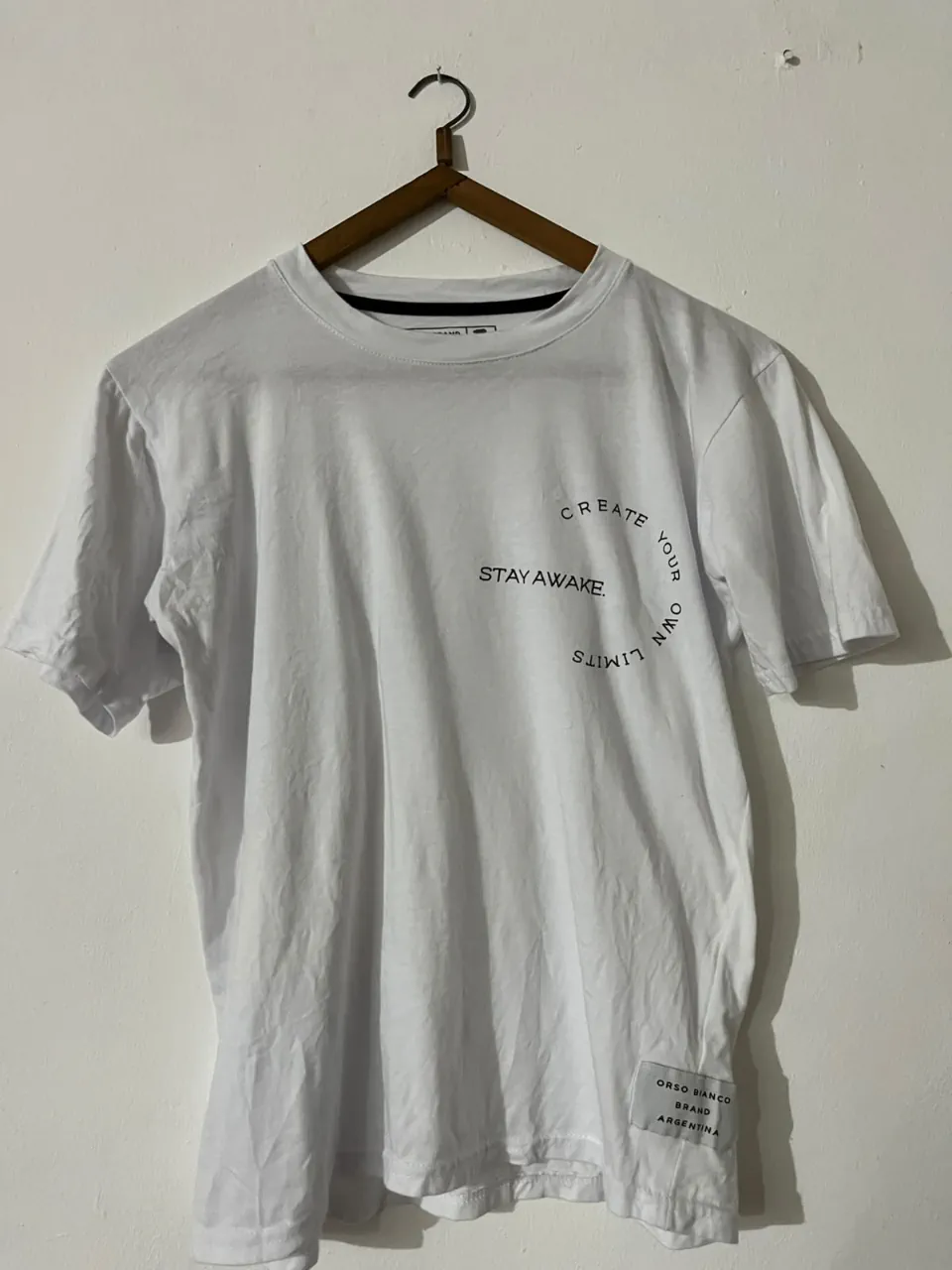 Remera Orso bianco · Talle S