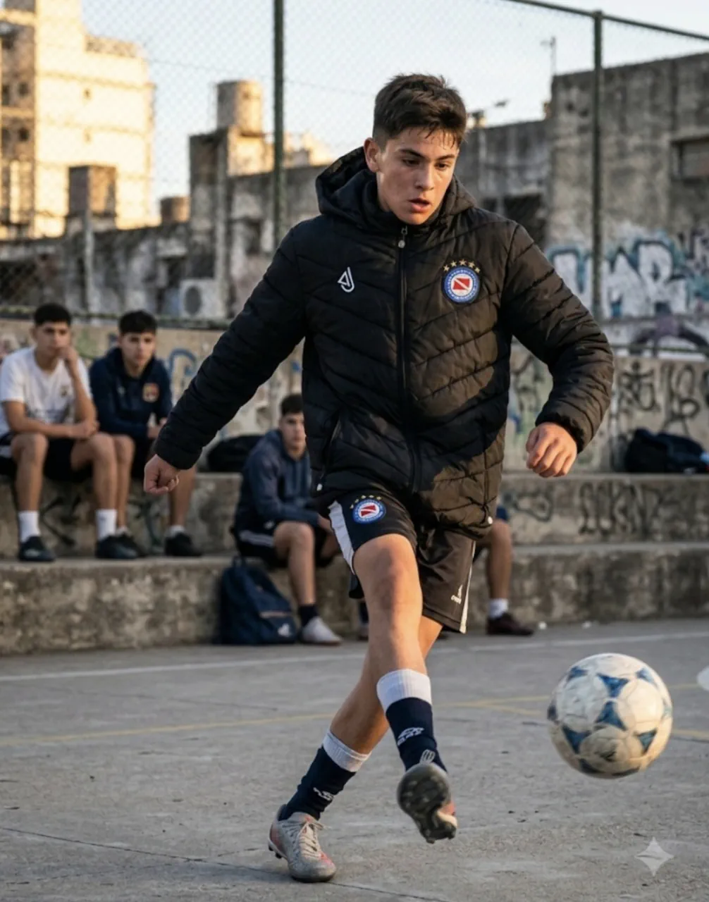 Campera Argentinos juniors · Talle XL