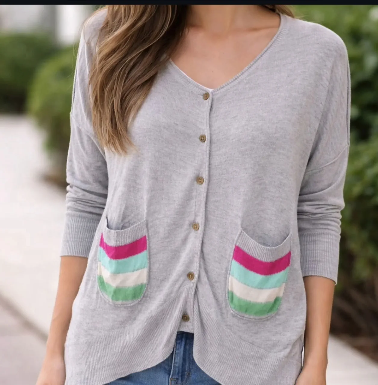 Cardigan Jazmín Chebar - imagen 1