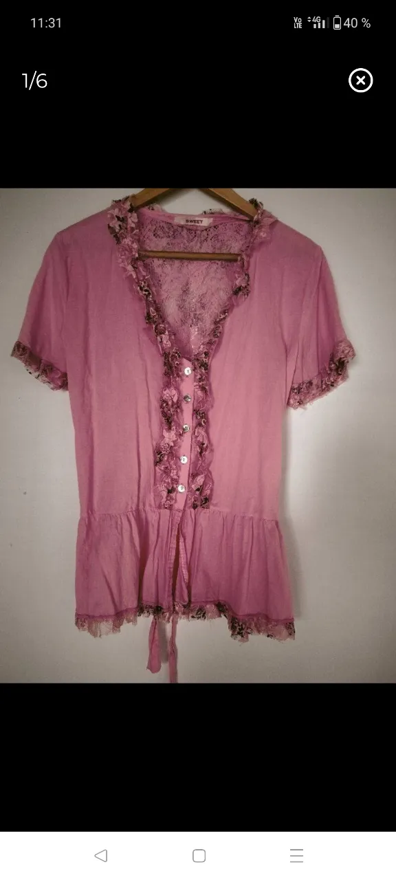 Camisa Sweet · Talle L