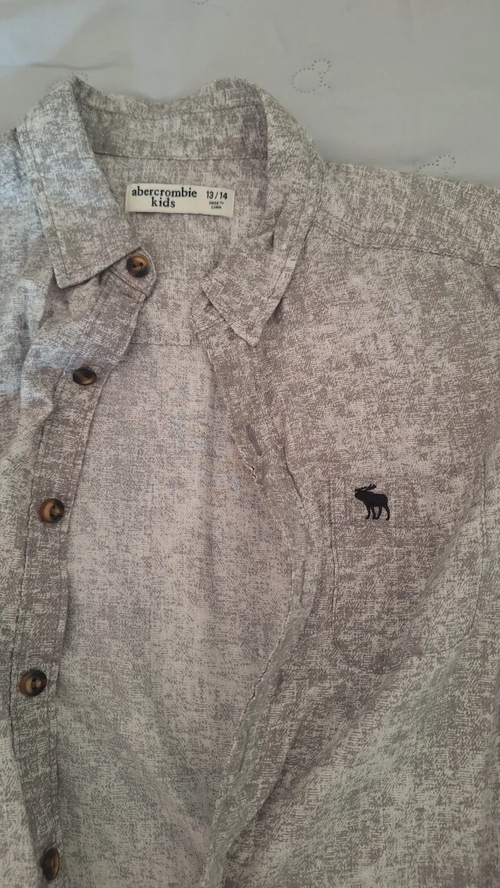 Camisa manga larga Abercrombie kids · Talle 13 años / 158 cm