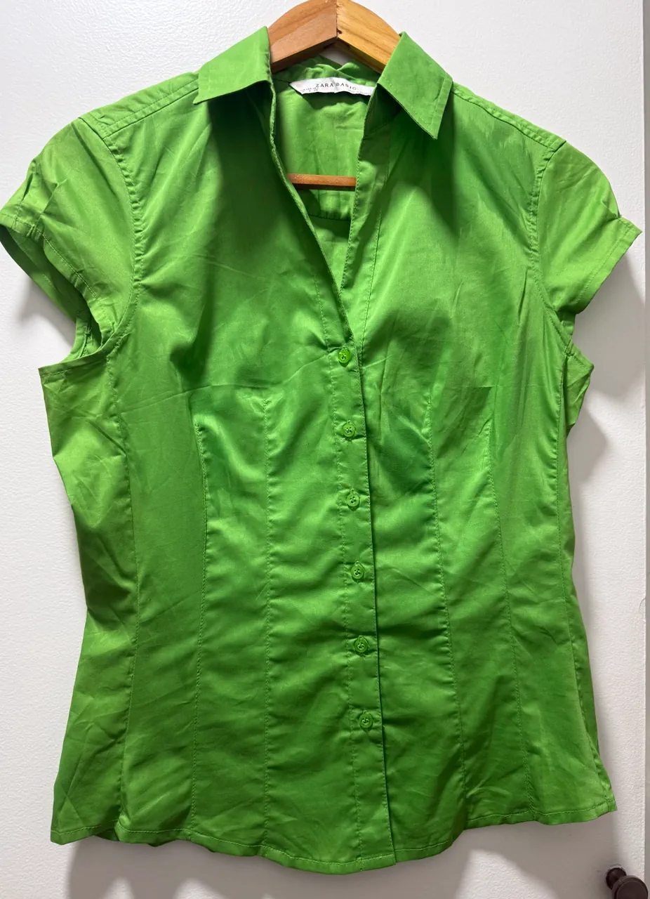 Camisa Zara Basic · Talle M
