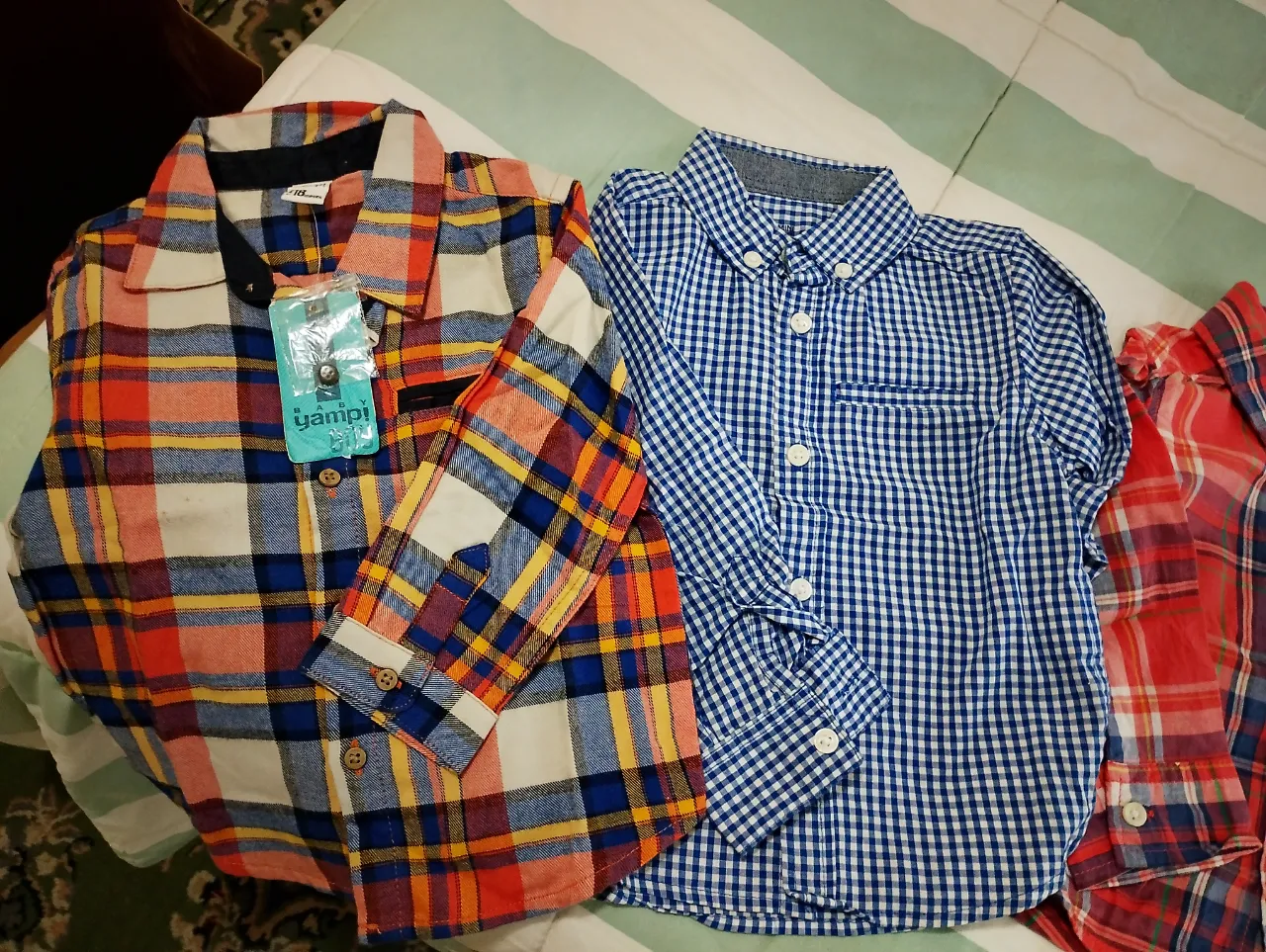 Camisa manga larga Carter's · Talle 12–18 meses / 80 cm