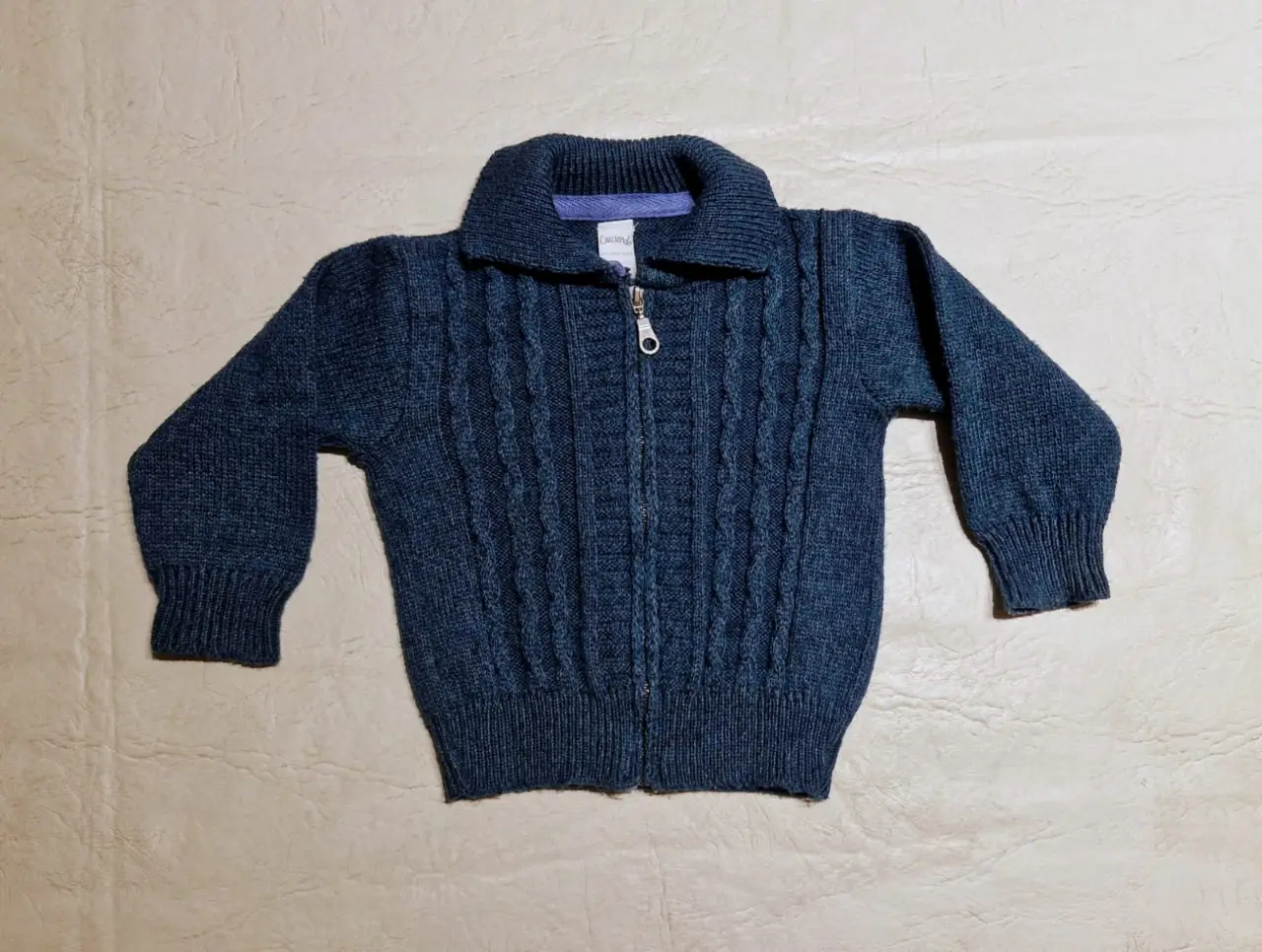 Sweater de cuello alto Creciendo · Talle 1-3 meses / 56 cm
