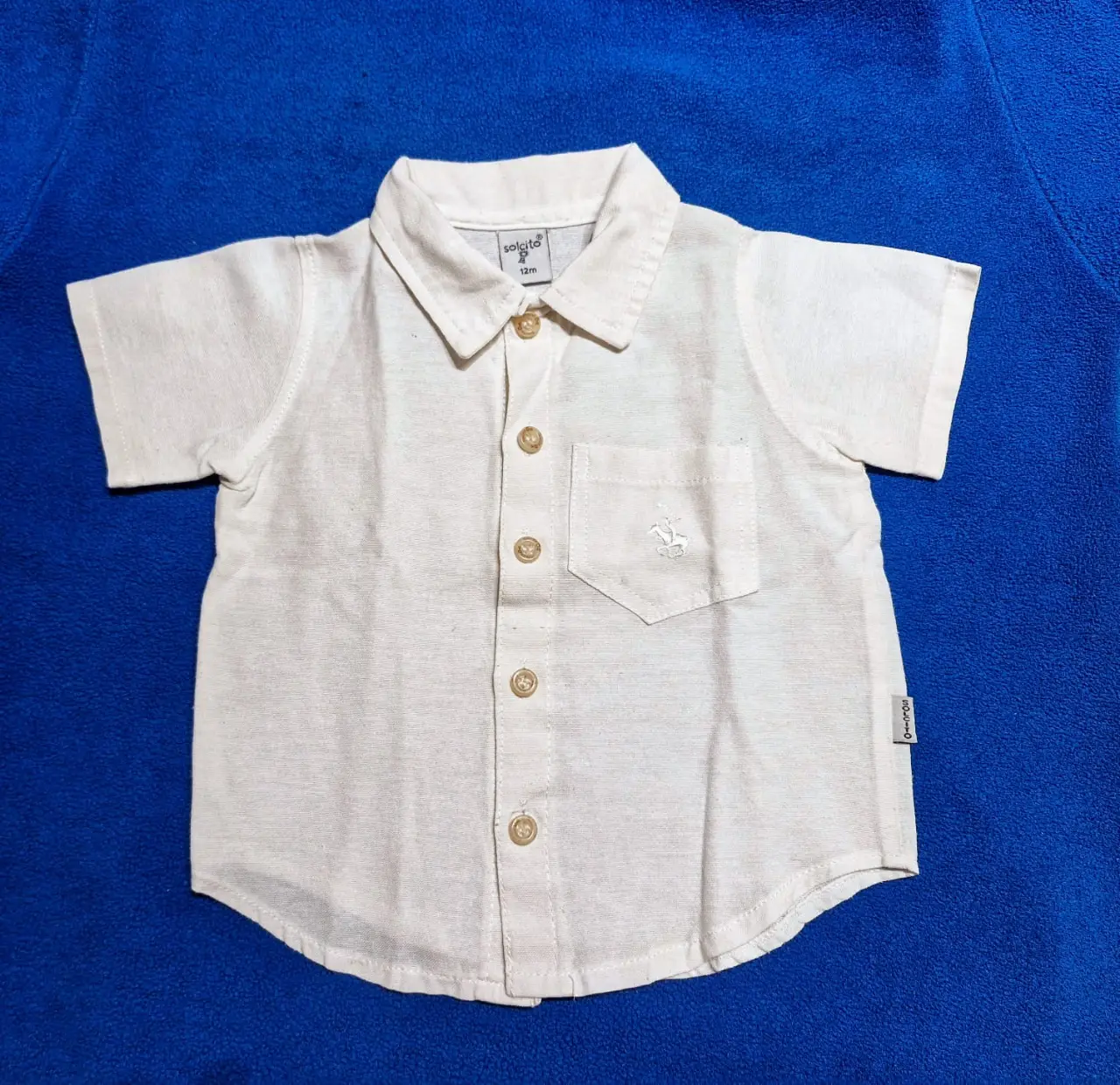 Camisa manga corta Solcito · Talle 9-12 meses