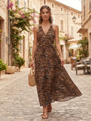 Vestido melocoton - imagen 1