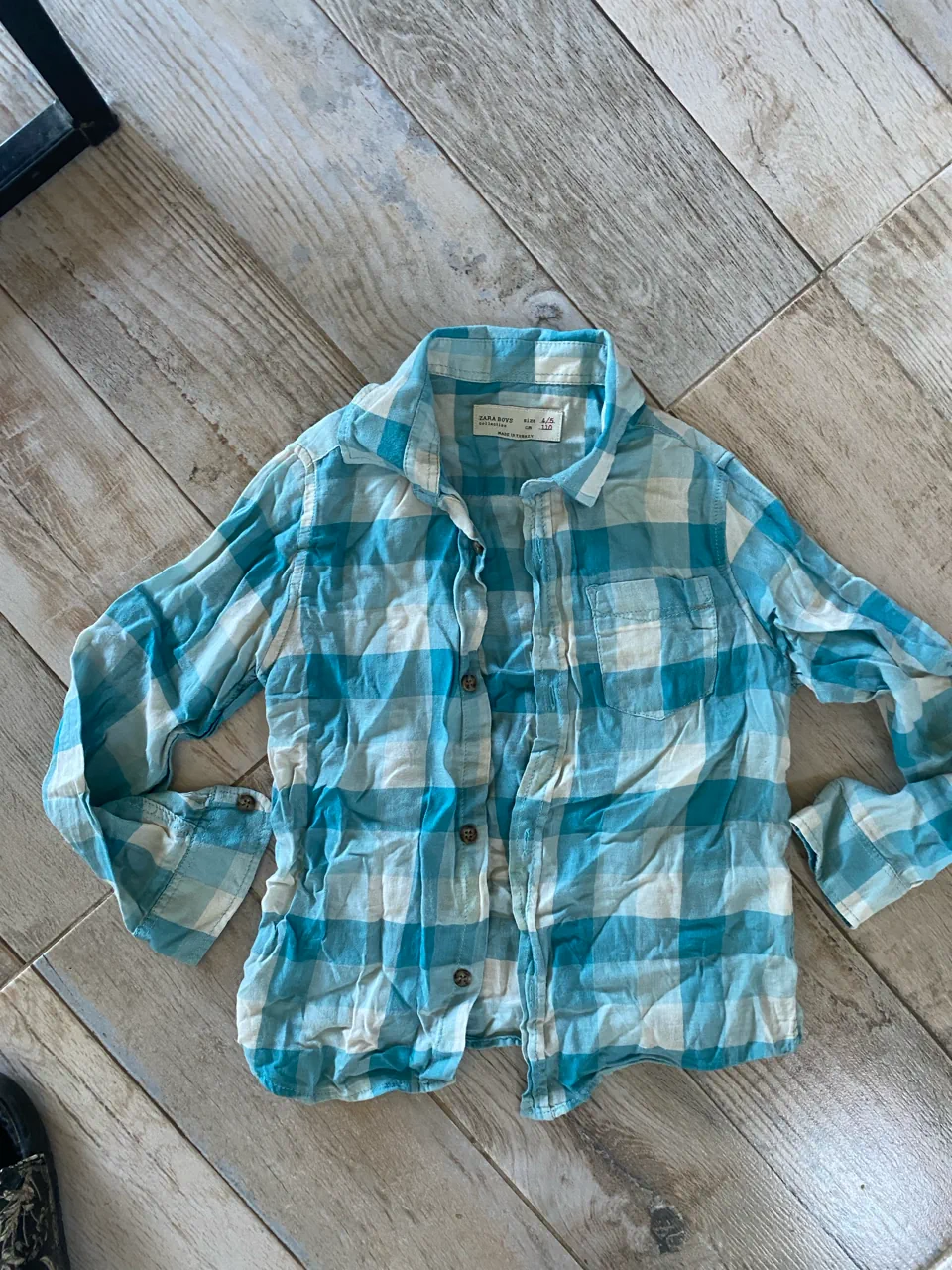 Camisa manga larga Zara · Talle 4 años / 104 cm