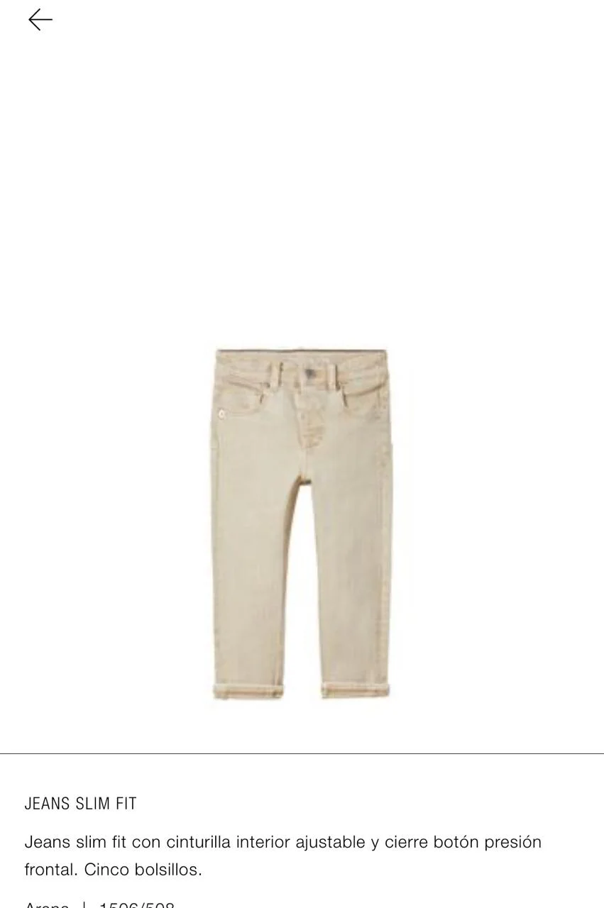 Jean Zara Kids · Talle 9-12 meses